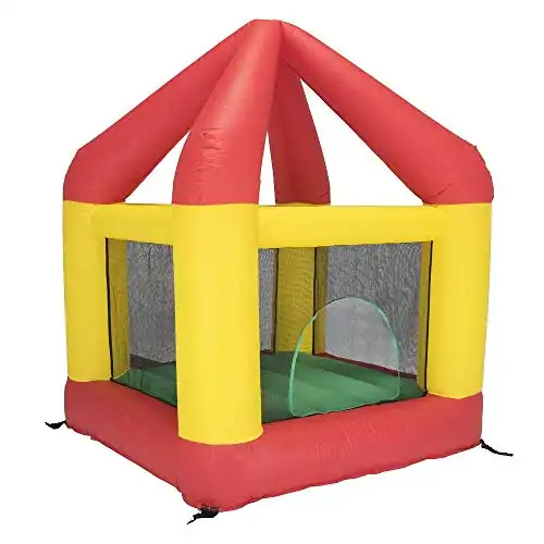 JumpKing 6.25' X 6' Bounce House Combo with Circus Cover