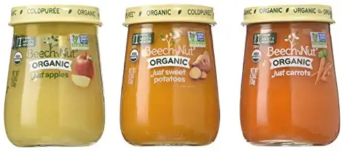 Beech-Nut Organic Stage 1 Baby Food Variety Pack, 4.25 Ounce (Pack of 10)