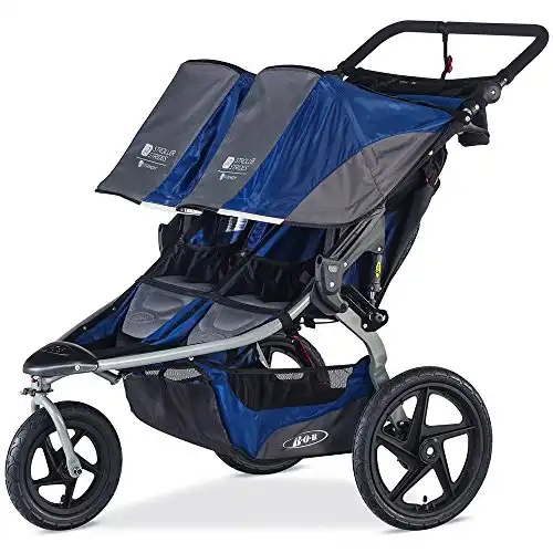 BOB Stroller Strides Fitness Duallie Jogging Stroller, Blue