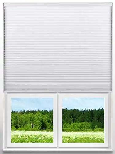 Arlo Blinds Single Cell Room Darkening Cordless Cellular Shades, Color: White, Size: 69" W x 48" H