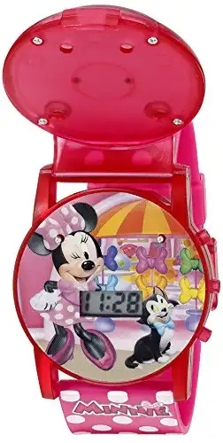 Accutime Disney Minnie Mouse Boutique LCD Pop Musical Watch (Model: MBT3714SR), Pink