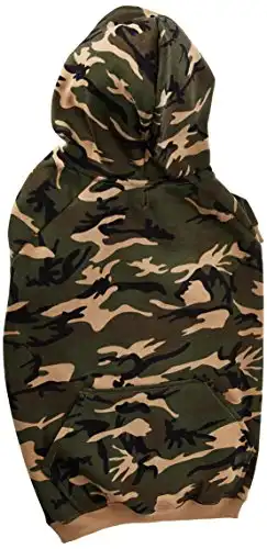 Casual Canine Camo Hoodie for Dogs, 20" XL, Green