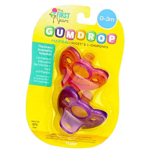 The First Years Gumdrop Newborn Pacifiers